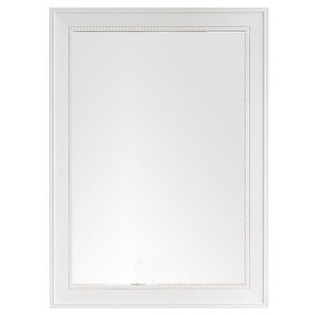 James Martin Vanities Bristol 29in Rectangular Mirror, Bright White 157-M29-BW